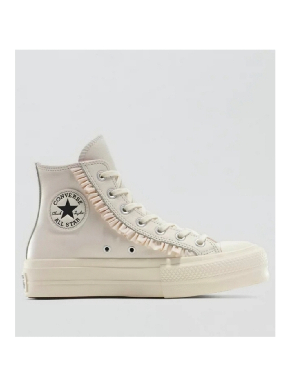 Converse Chuck Taylor All Star Lift Platform Leather Sneakers
